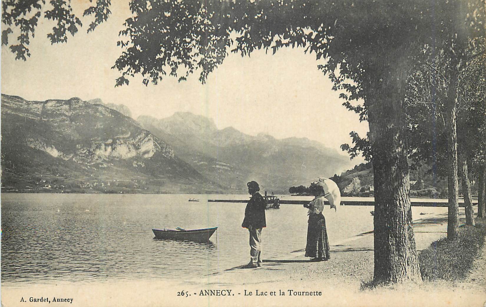 ANNECY - Le Lac et la Tournette — A. Gardet, Annecy, n° 265