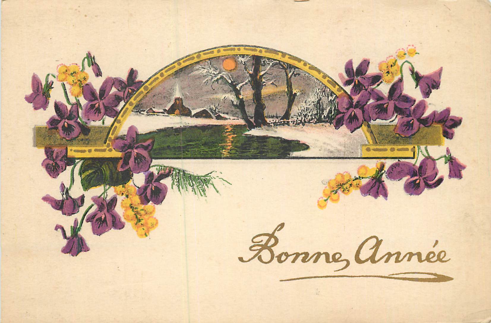 CPA Bonne Annee