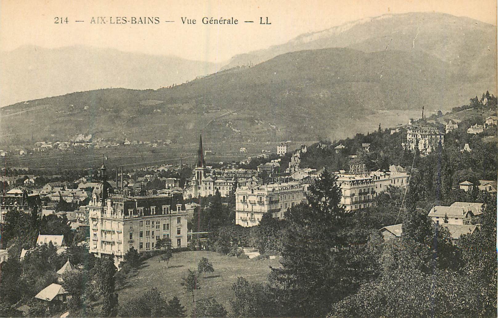 CPA Aix les Bains Vue Generale