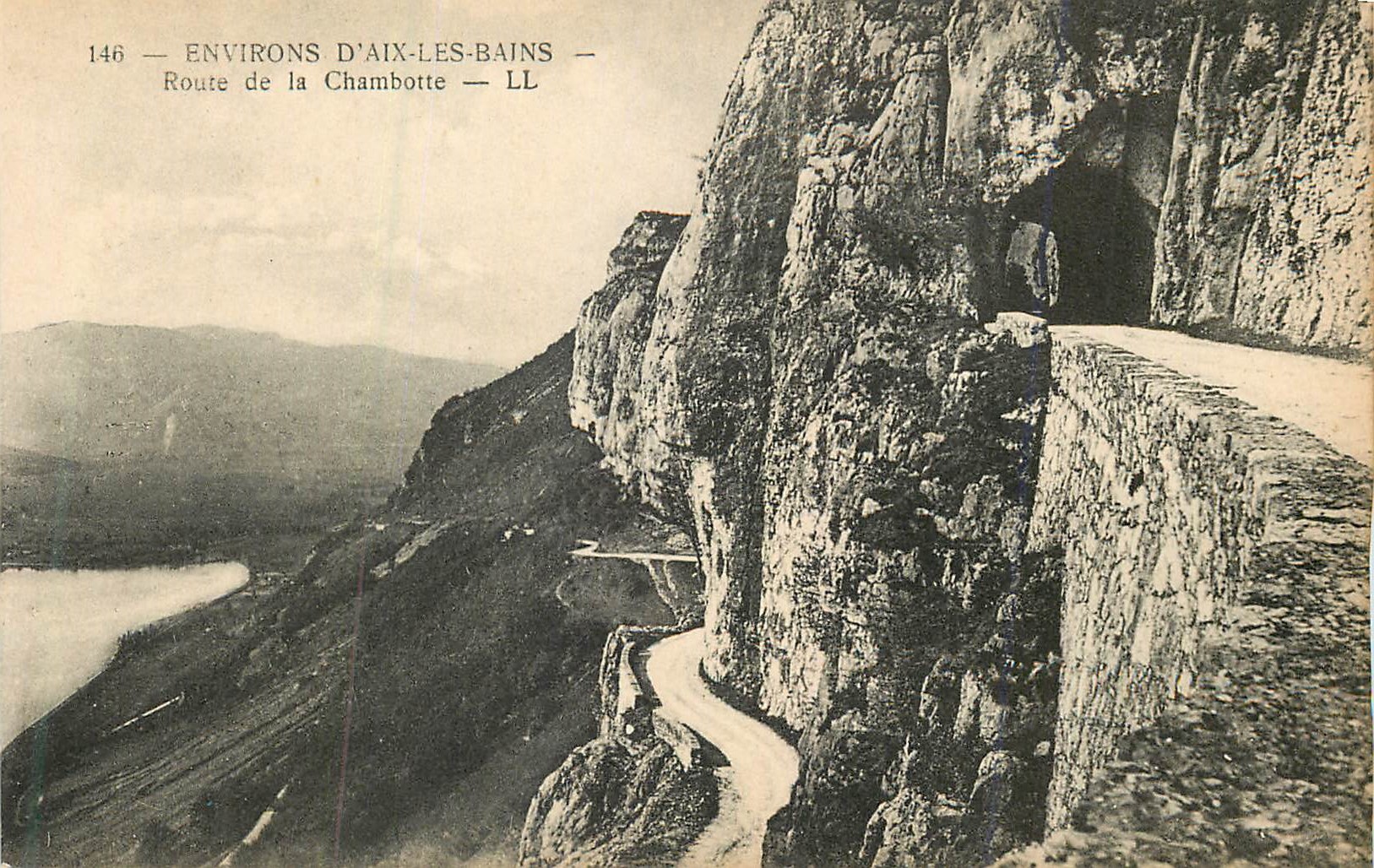 CPA Environs d'Aix les Bains Route de la Chambrotte