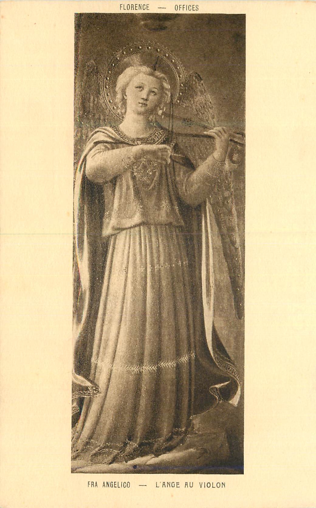 CPA Fra Angelico l'Ange au Violon