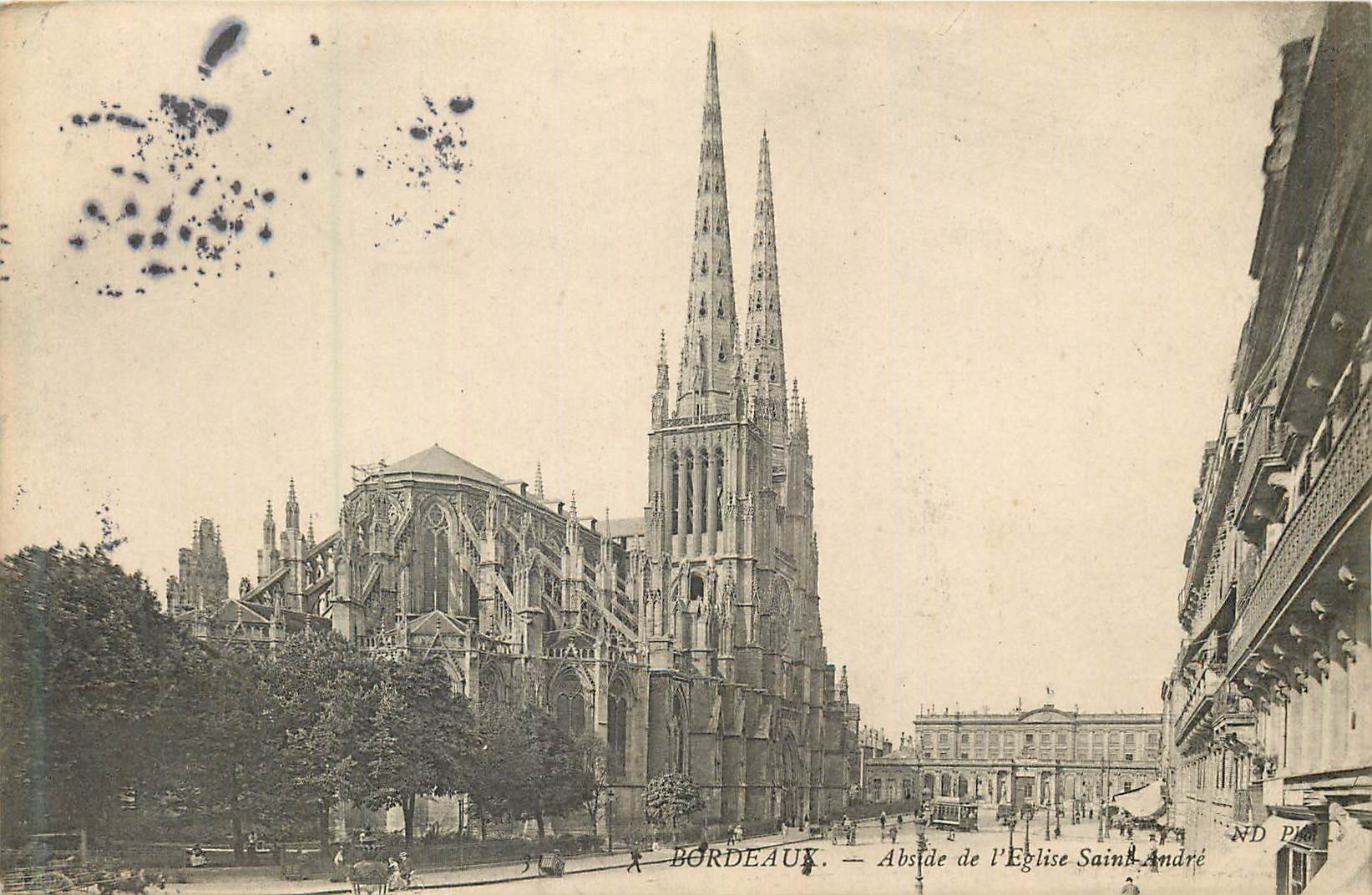 CPA Bordeaux Abside de l'Eglise Saint Andre