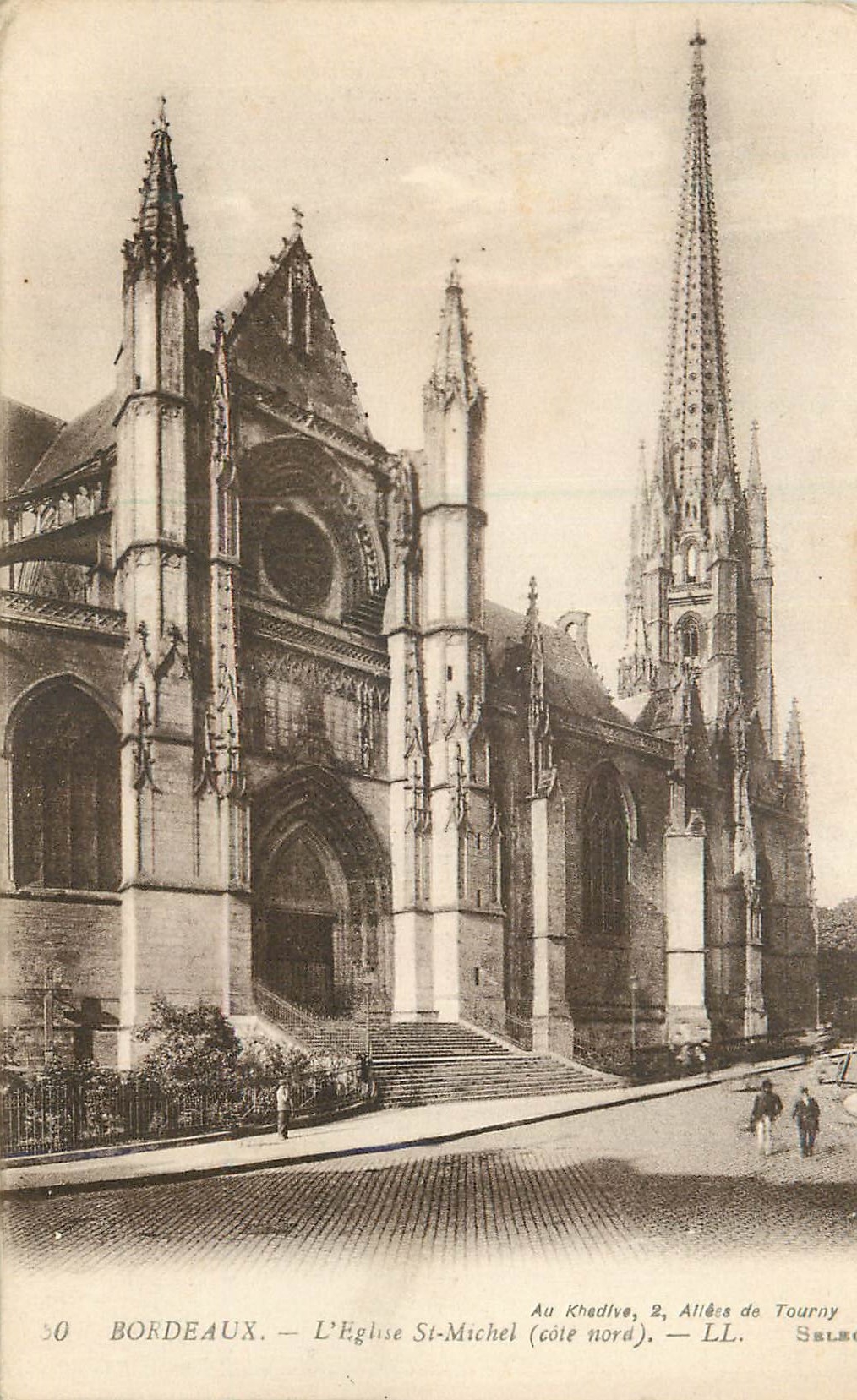 CPA Bordeaux l'Eglise Saint Michel (Cote Nord)
