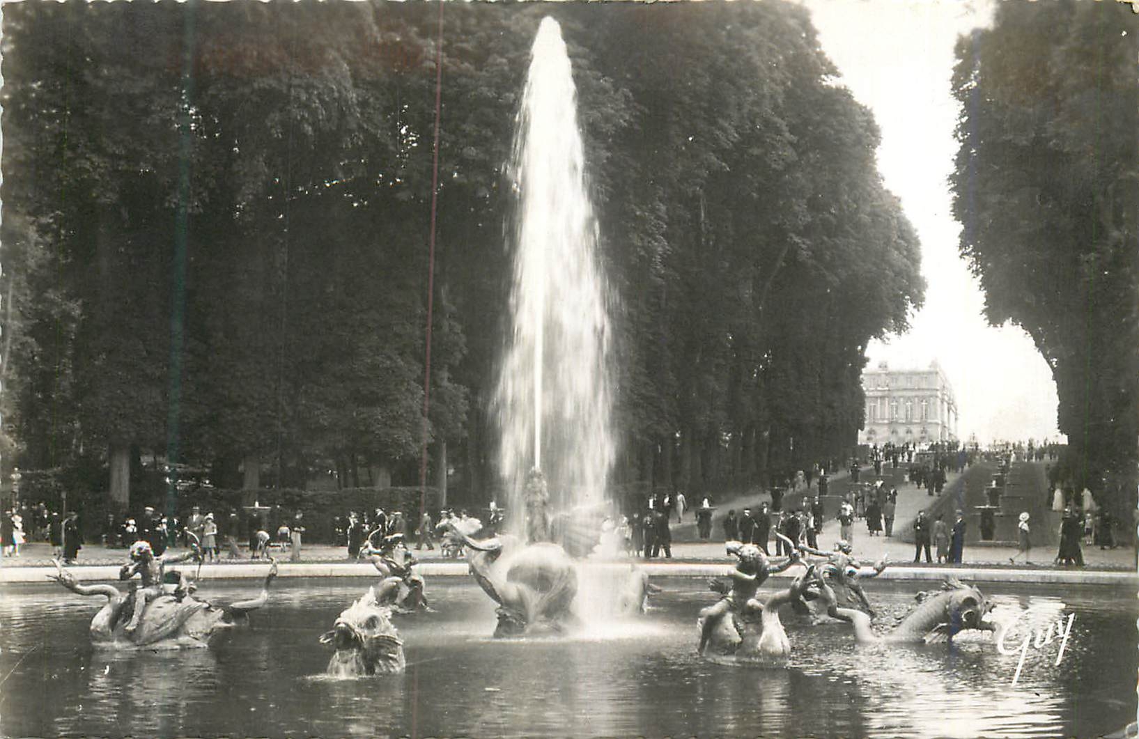 Versailles et ses merveilles — Bassin du Dragon — Éditions André Leconte, Paris