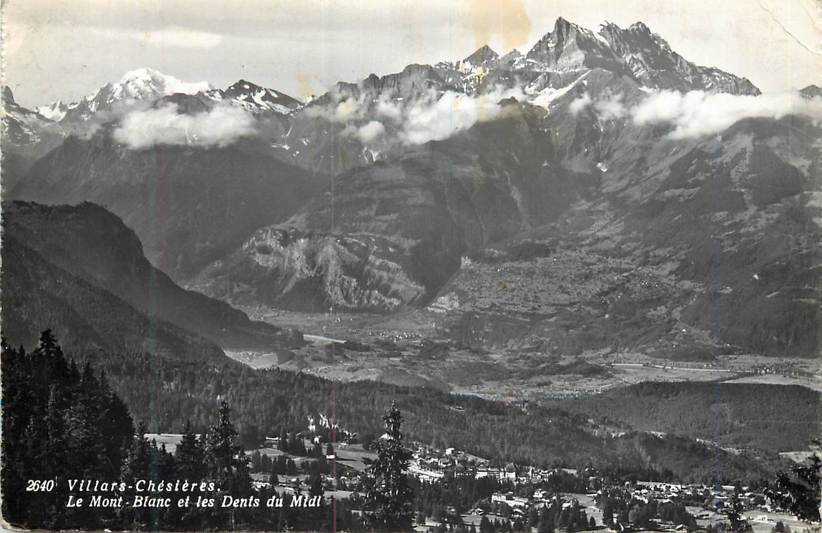 CPM Villars Chesieres le Mont Blanc et les Dents du Midi