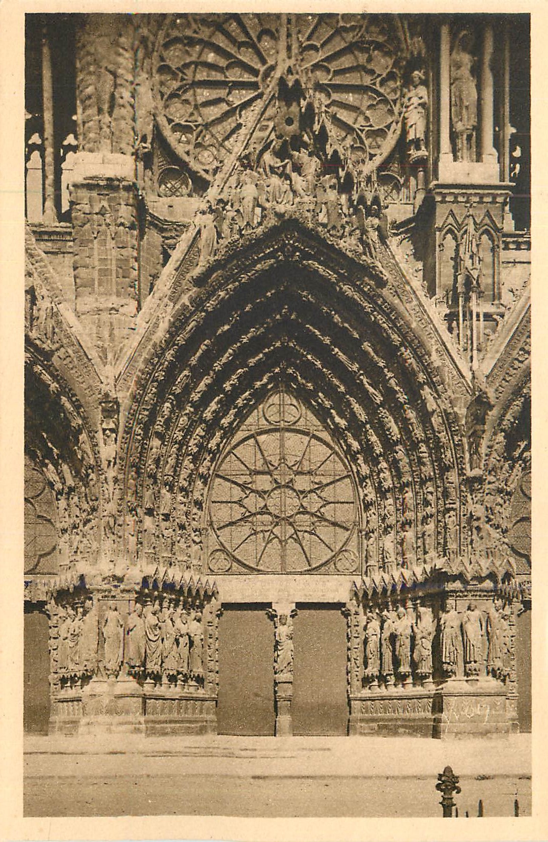 Reims - Cathédrale - Le Portail principal — Éditions La Douce France, n°7