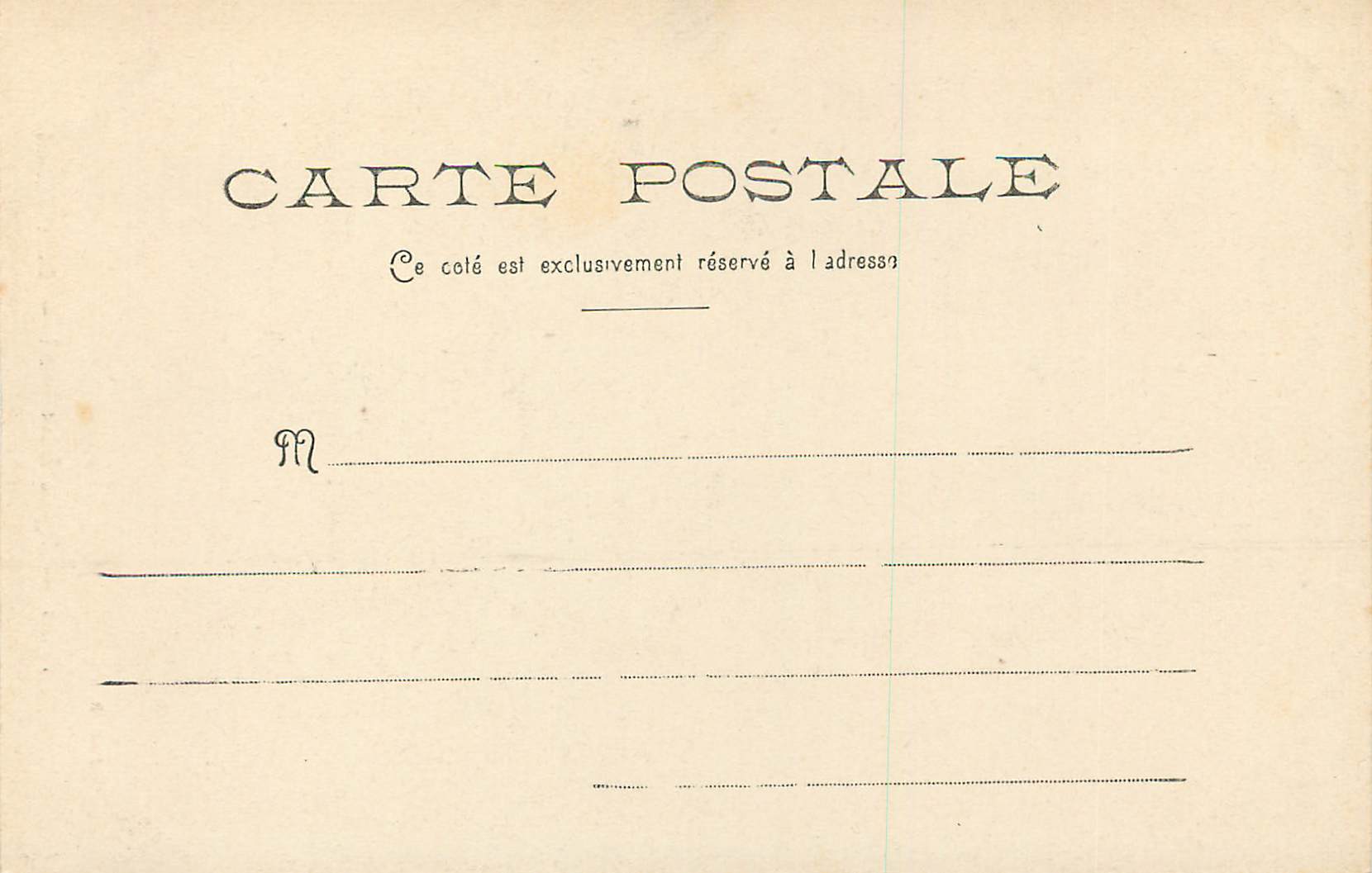 CPA Reims Eglise St Remi Petit Portail — Rückseite