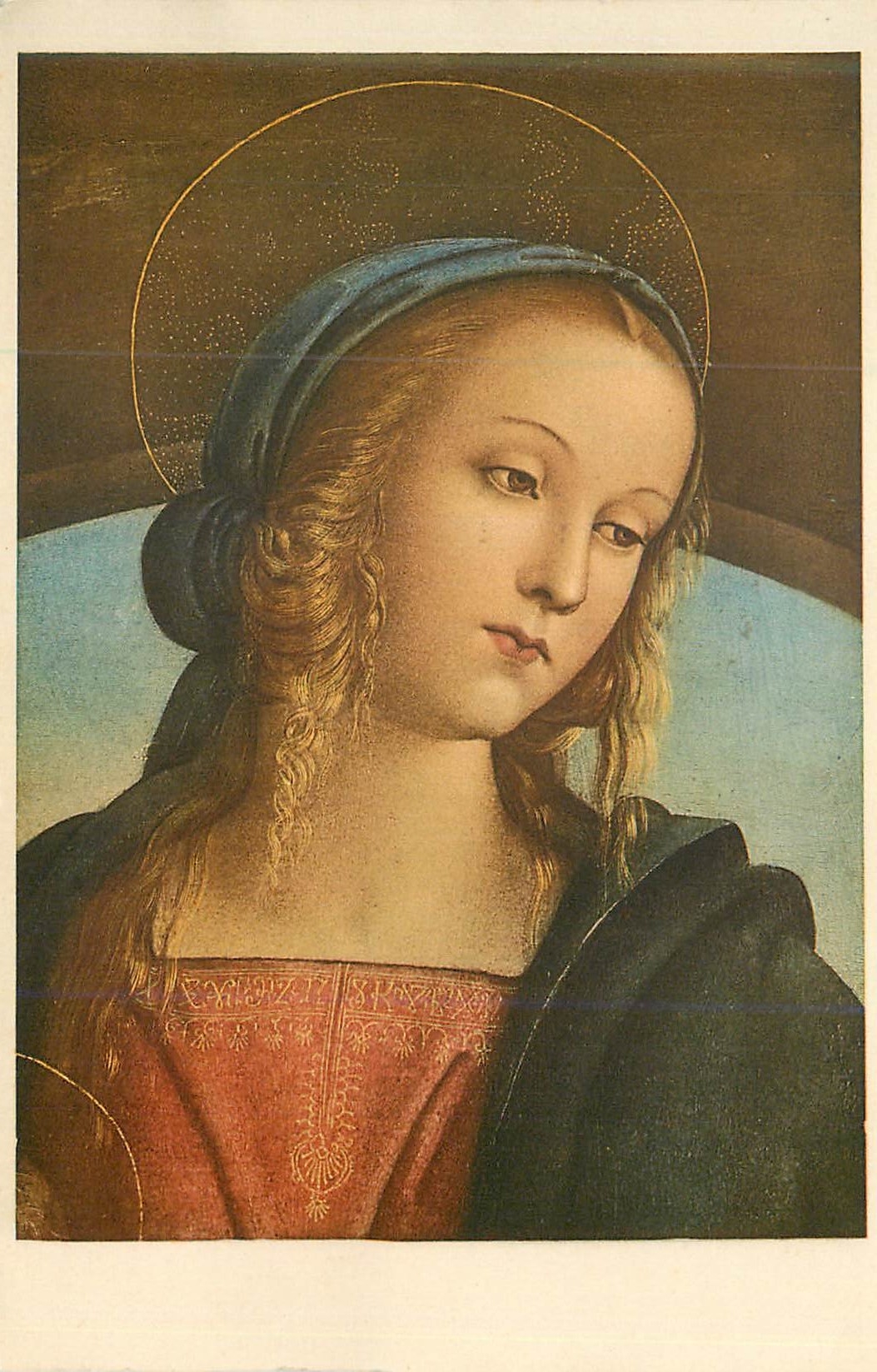 CPA Testa di Vergine perrugino Firenze