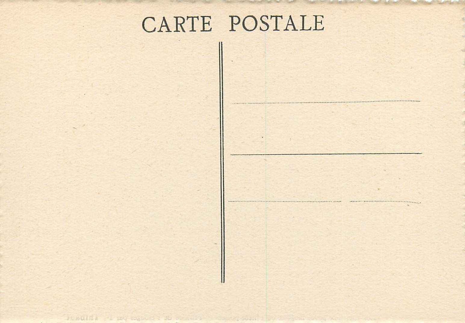 CPA Cite de Perouges (Ain) — Rückseite