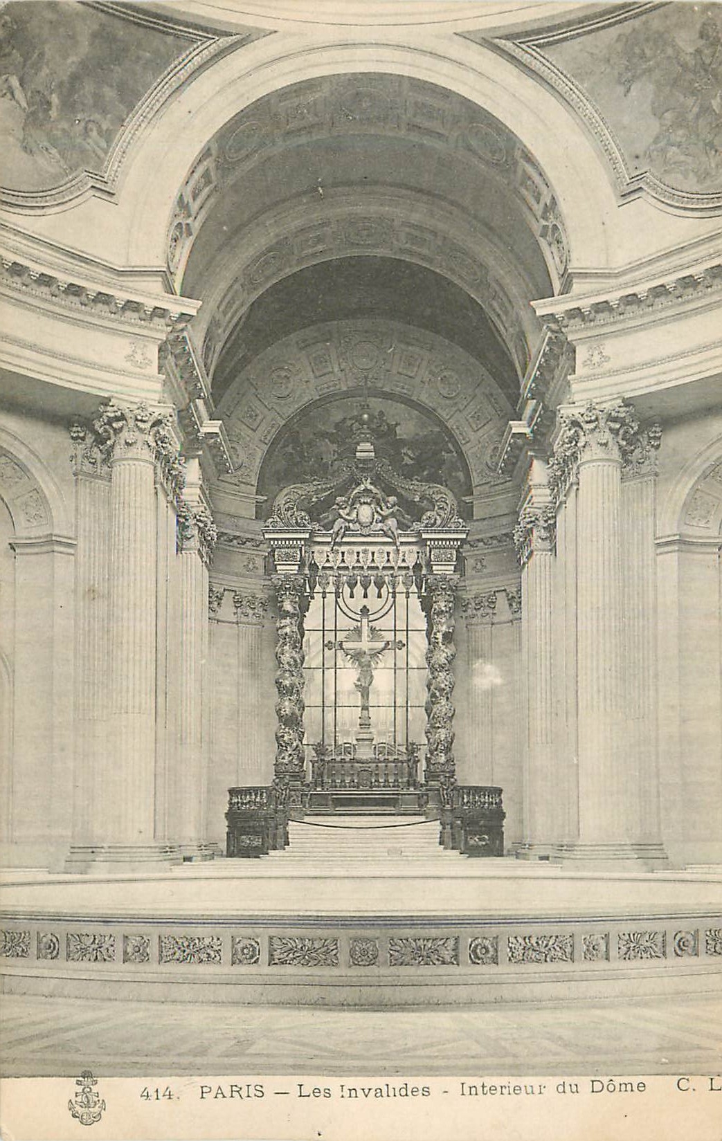 CPA Paris les Invalides Interieur du Dome