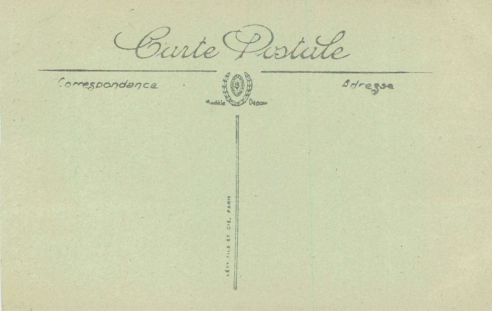 CPA Bourbon l'Archambault Etablissement Thermal le Hall — Rückseite