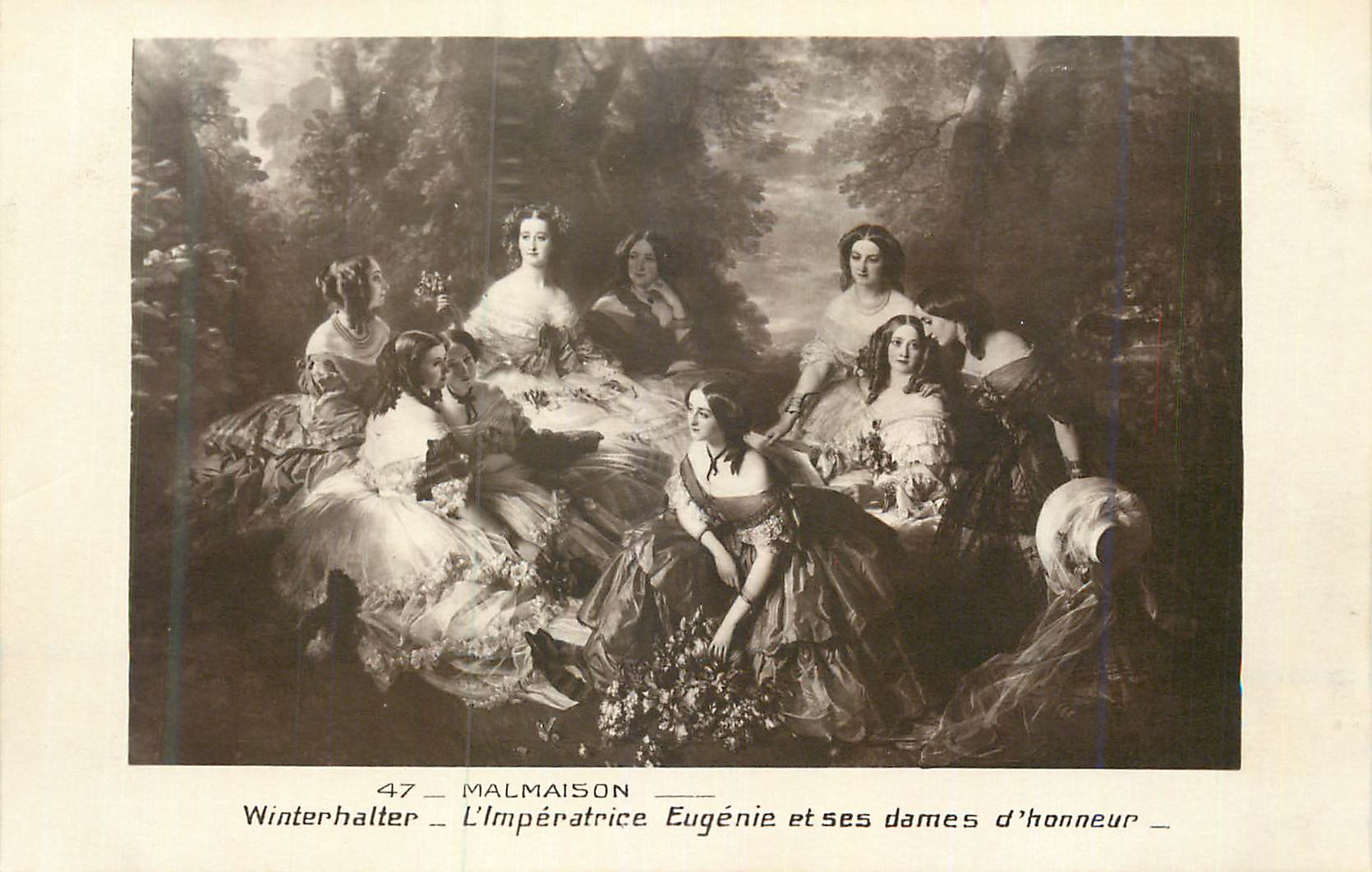 CPA Malmaison  Winterhalter l'Imperatrice Eugenie et ses Dames d'Honneur