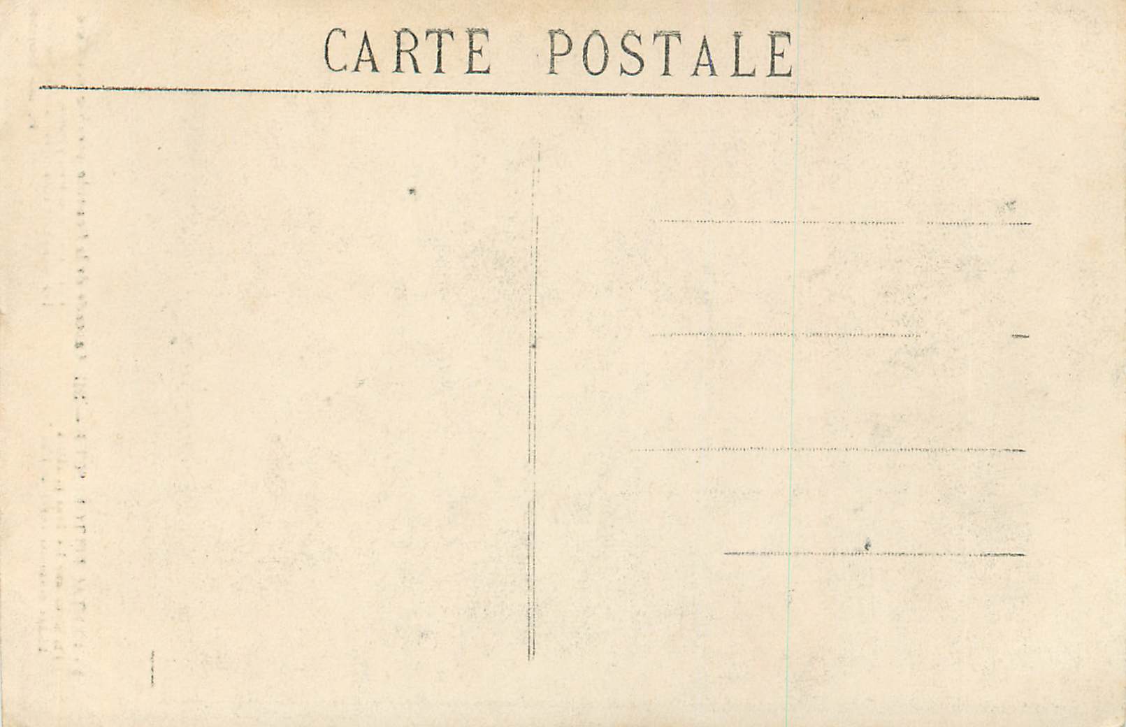CPA le Cantal Pittoresque Cascade de la Roucole pres Vic sur Cere — Verso