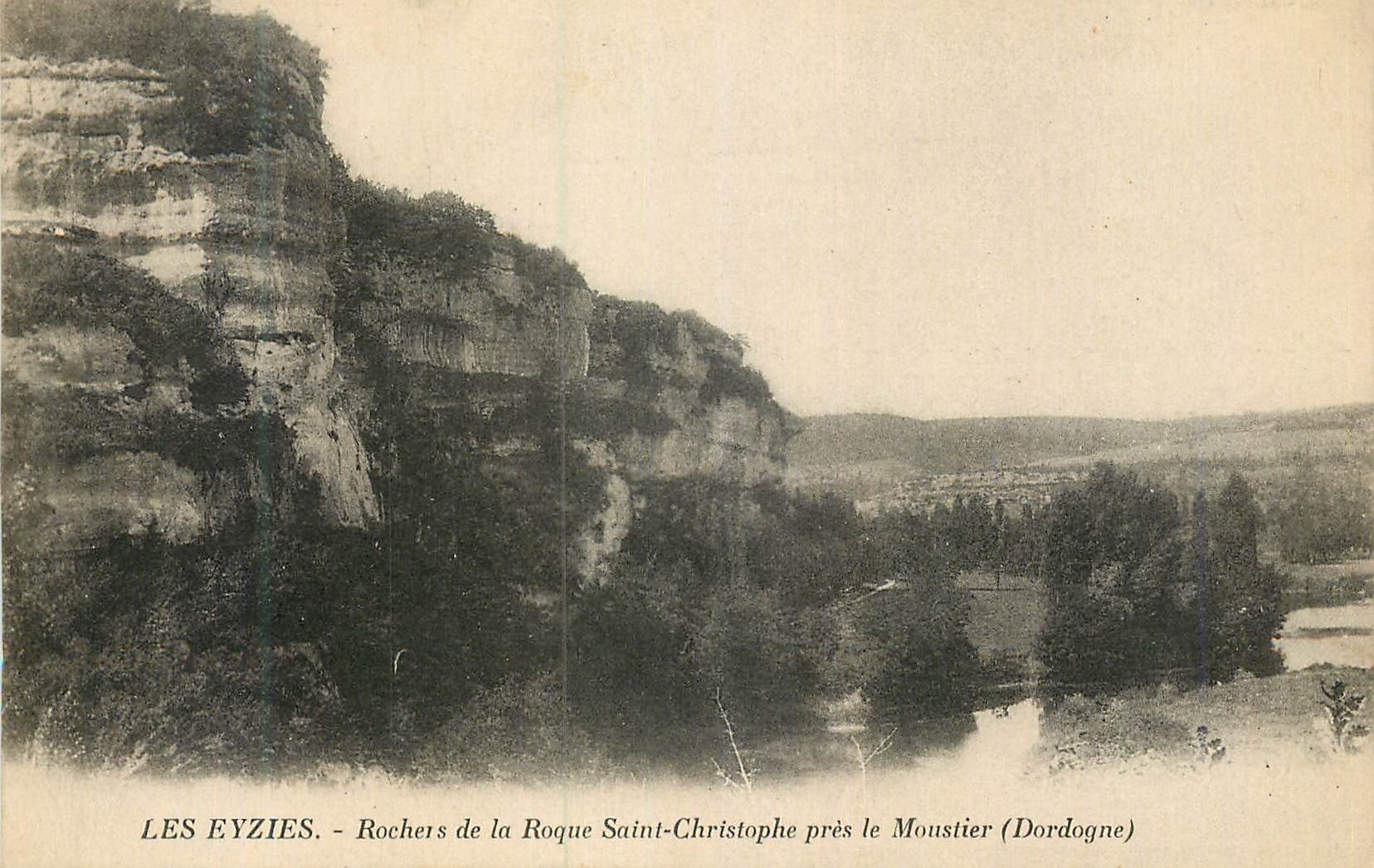 Les Eyzies - Rochers de la Roque Saint-Christophe près le Moustier (Dordogne)