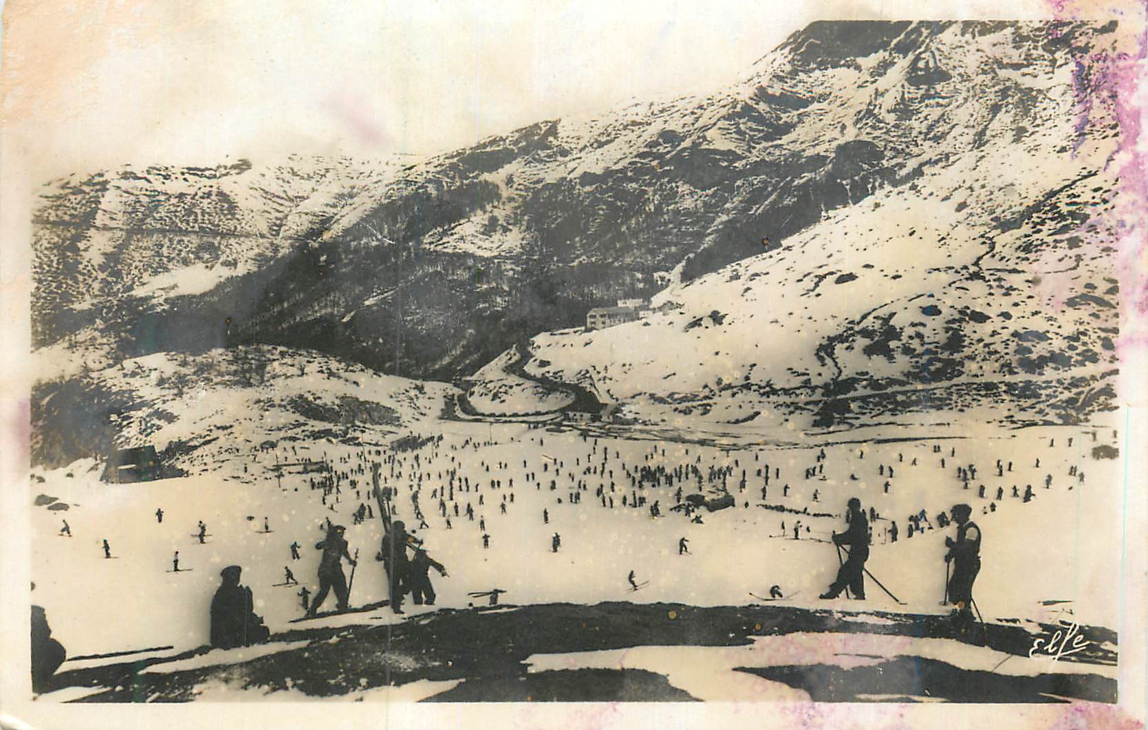 CPA Pyrenees ocean les Sports d'Hiver a Eaux Bonnes l'Ensemble du Plateau de Gourette