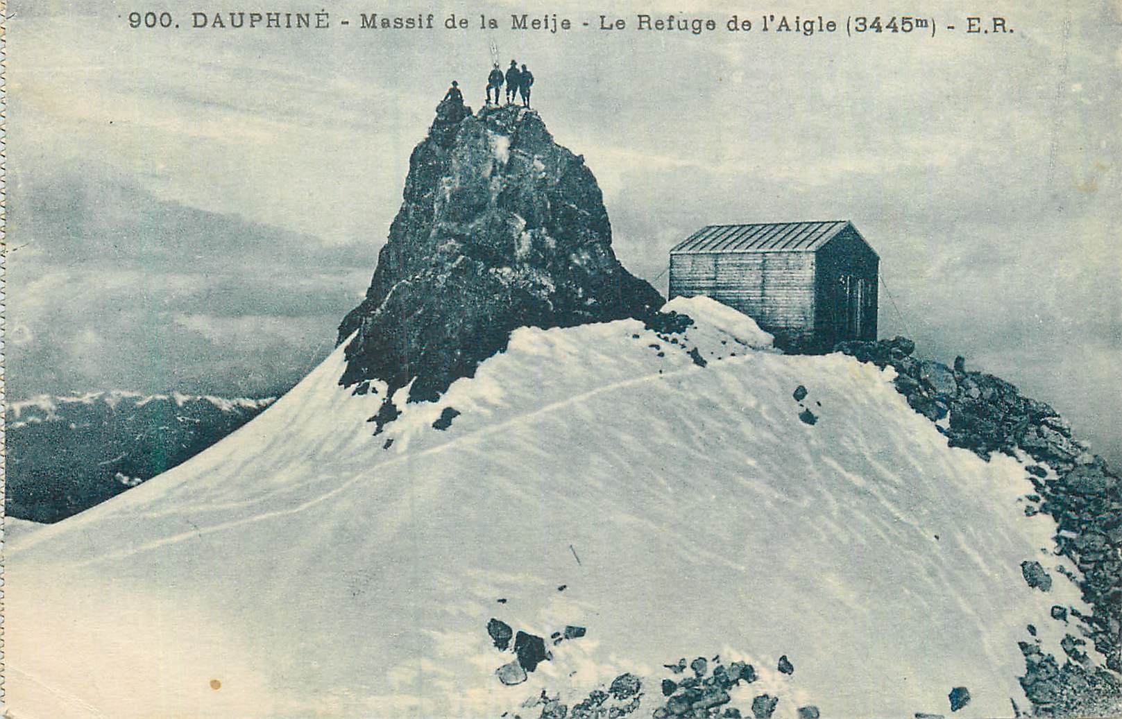 Dauphiné - Massif de la Melje - Der Schutzplatz des Adlers (3445m) - E.R.