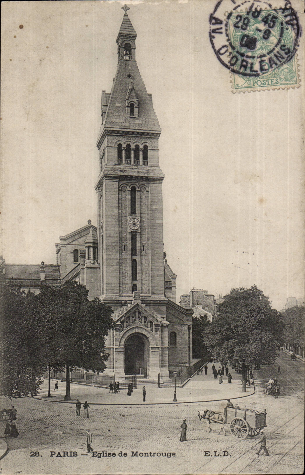 Paris(14) L'Eglise St-Pierre de Montrouge-St Pierre of Montrouge Church - CPA