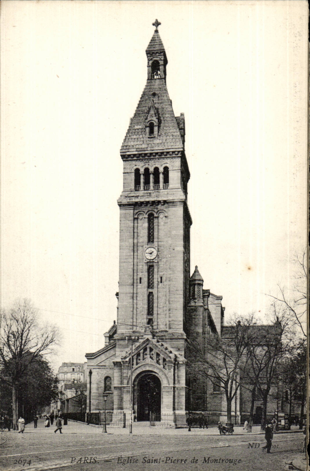 Paris(14) Cheval- L'Eglise St-Pierre de Montrouge-St Pierre of Montrouge Church - CPA