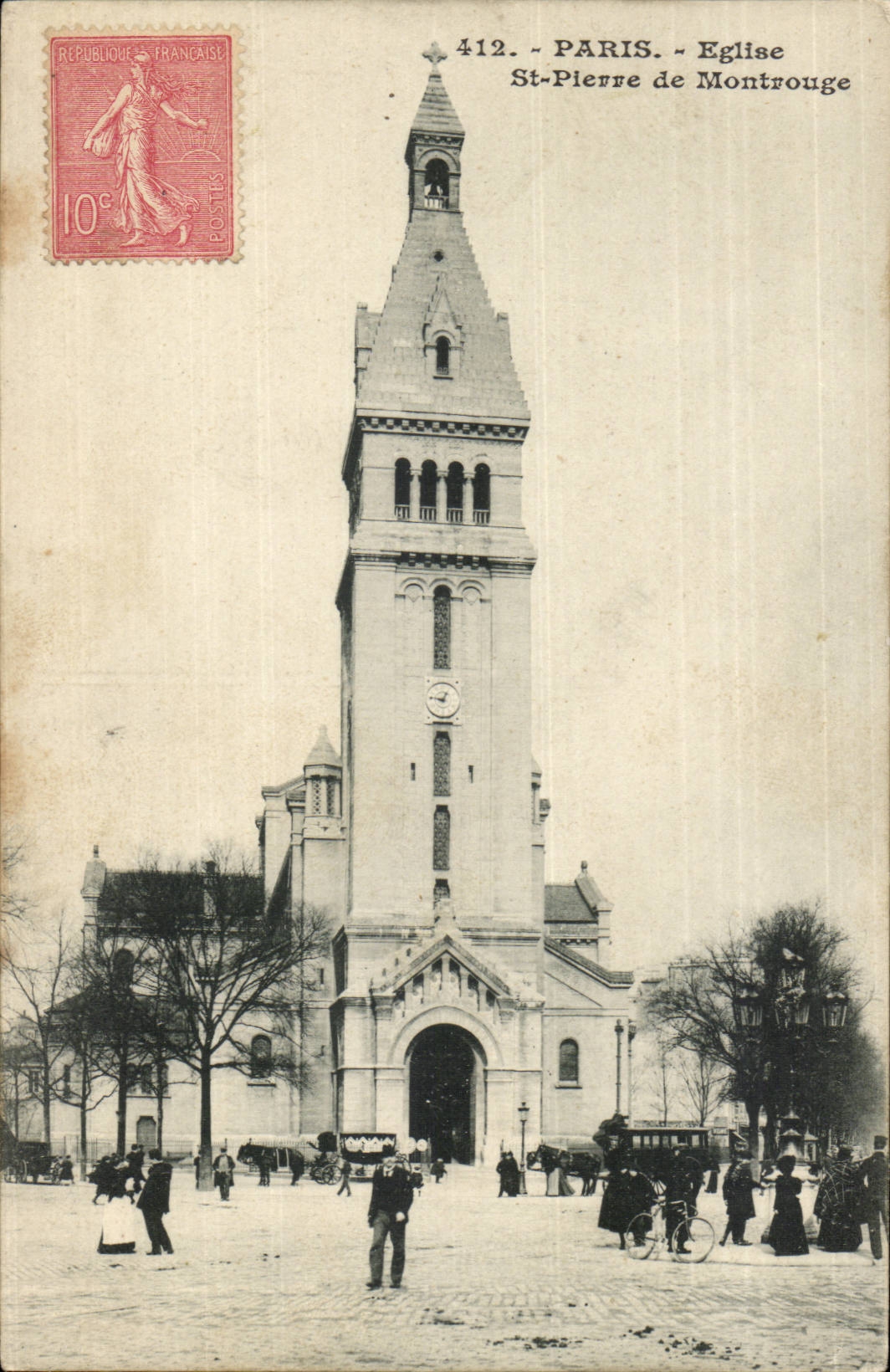 Paris(14) L'Eglise St-Pierre de Montrouge-St Pierre of Montrouge Church - CPA
