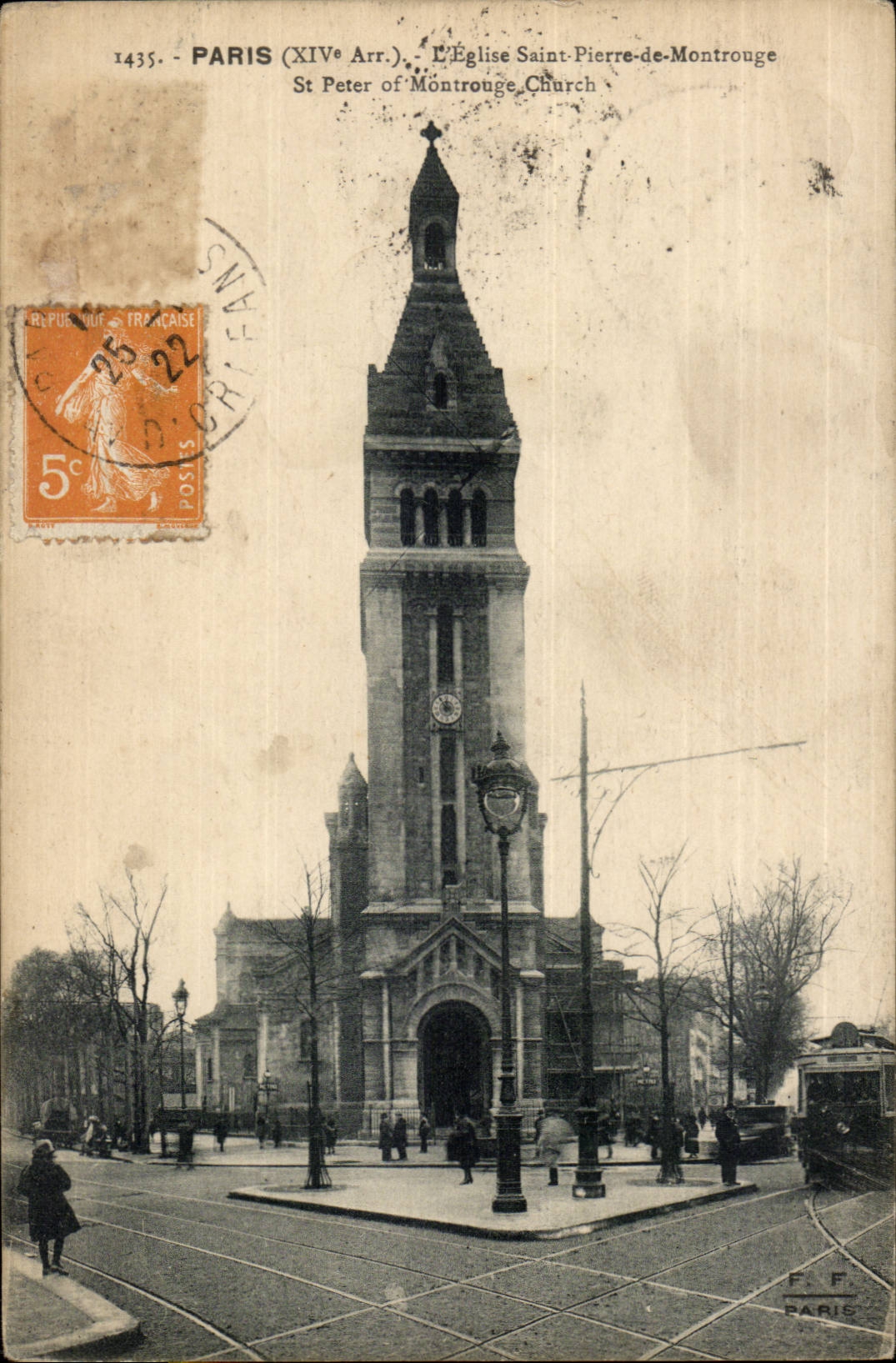 Paris(14) L'Eglise St-Pierre de Montrouge-St Pierre of Montrouge Church - CPA