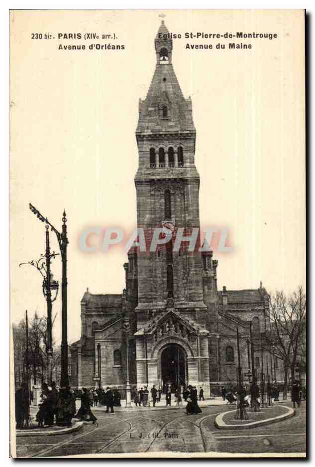 Paris(14) L'Eglise St-Pierre de Montrouge-St Pierre of Montrouge Church - CPA