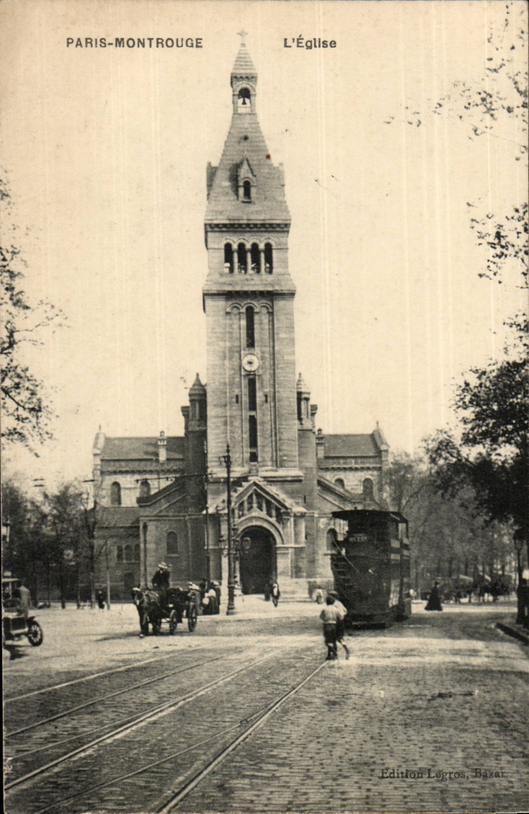 Paris(14) L'Eglise St-Pierre de Montrouge-St Pierre of Montrouge Church - CPA