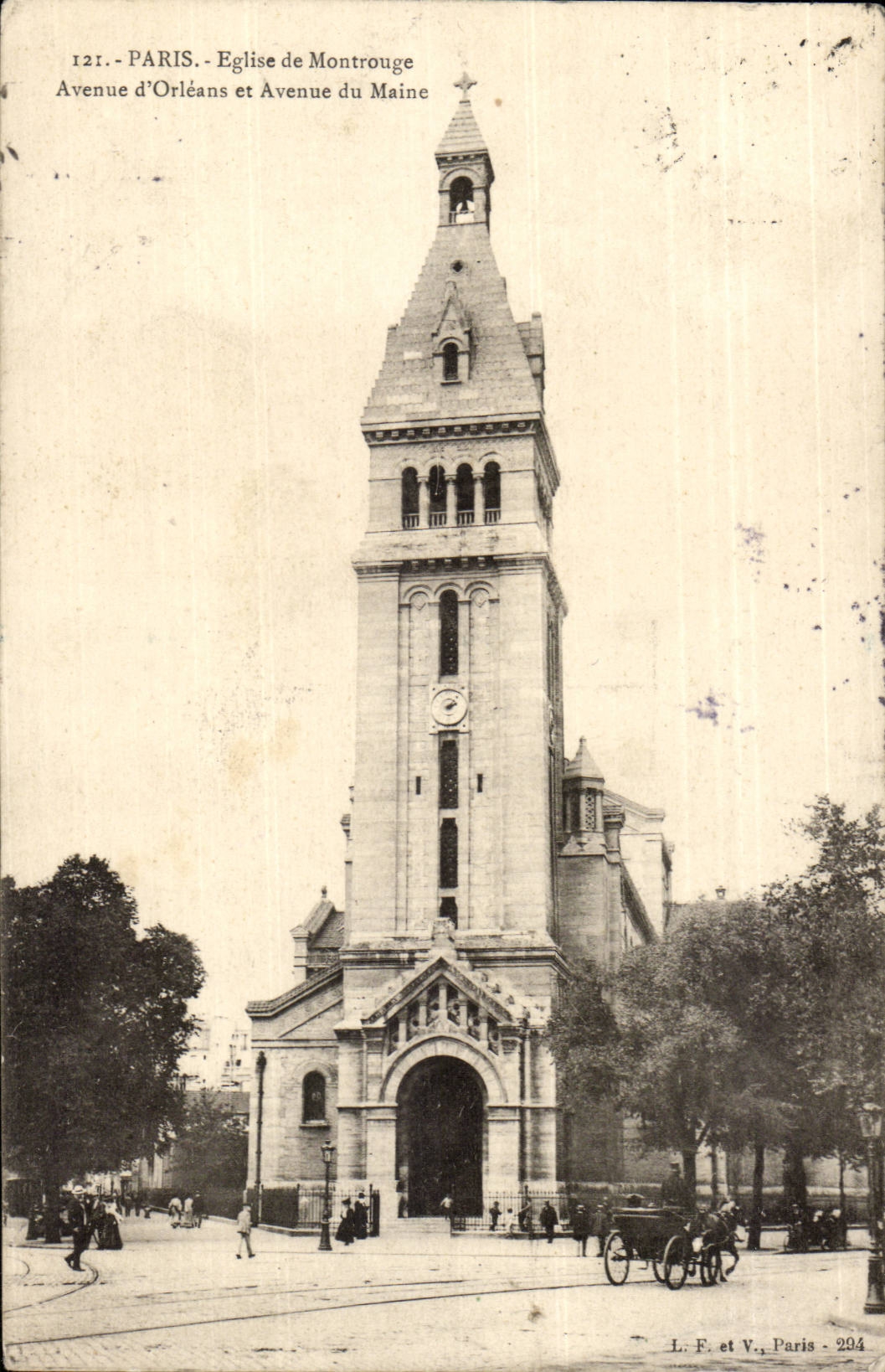 Paris(14) L'Eglise St-Pierre de Montrouge-St Pierre of Montrouge Church - CPA