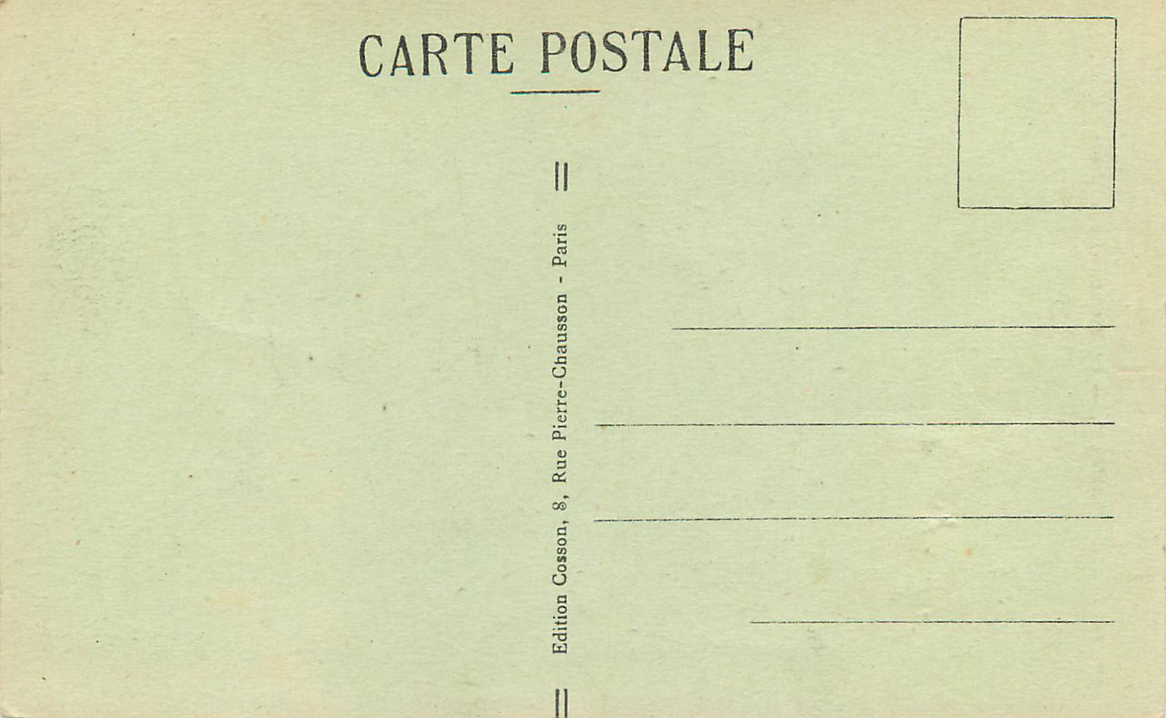 Vincennes — Il Monumento ai Caduti — C.M. n°466 — Verso