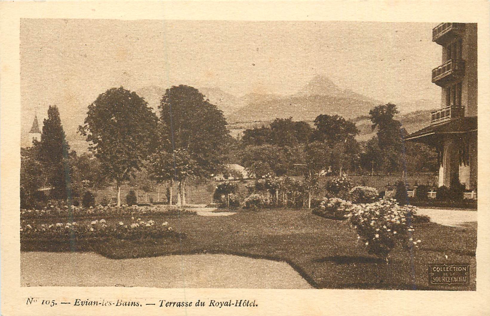 CPA Evian Les Bains Terrasse du Royal Hotel