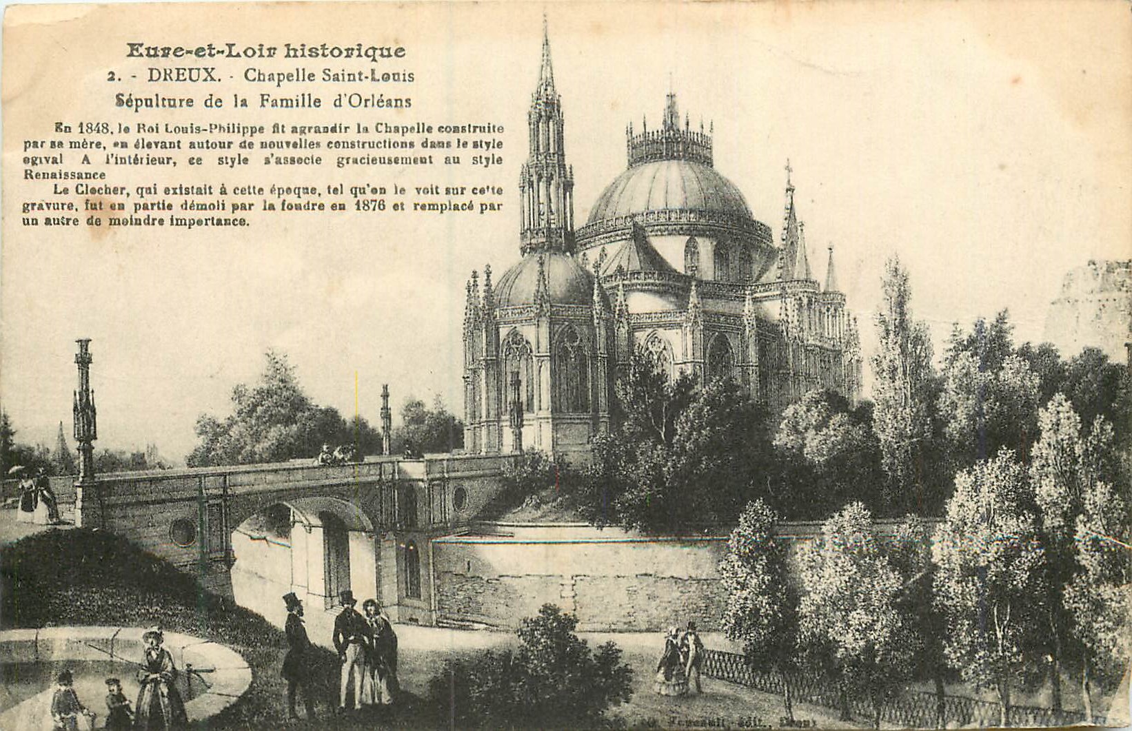 Dreux — Capilla de San Luis — Sepultura de la Familia de Orleans