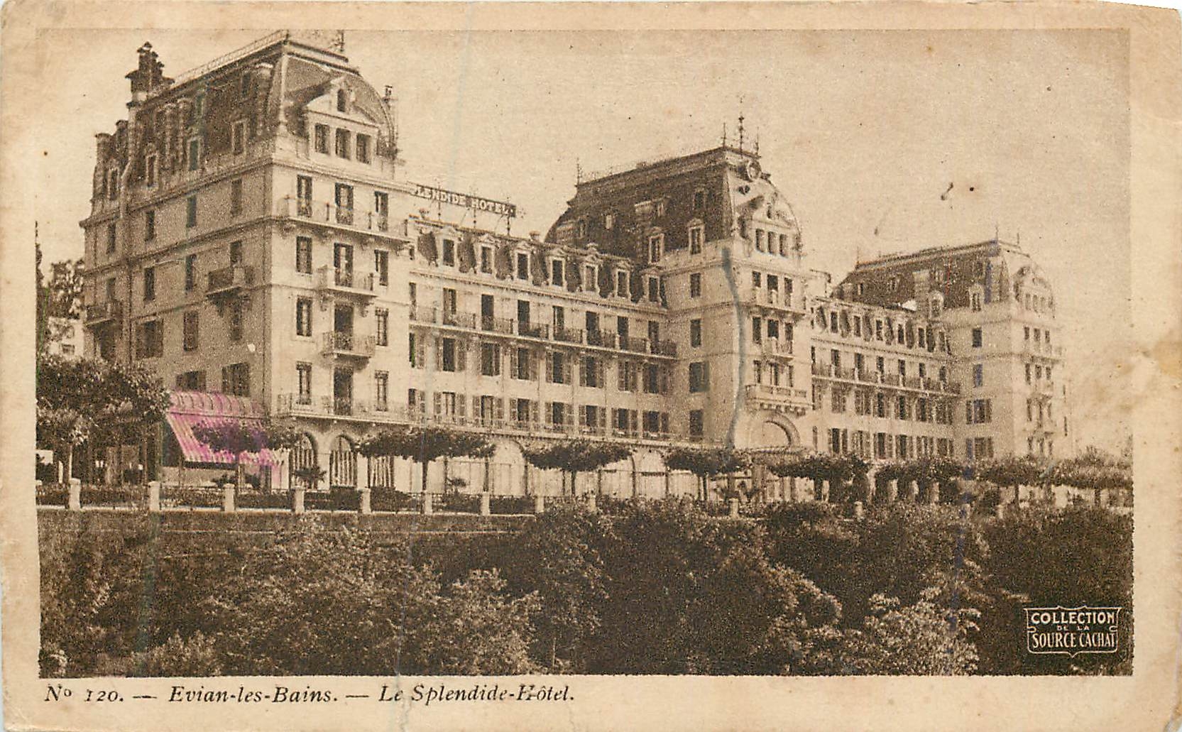 CPA Evian les Bains Le Splendide Hotel