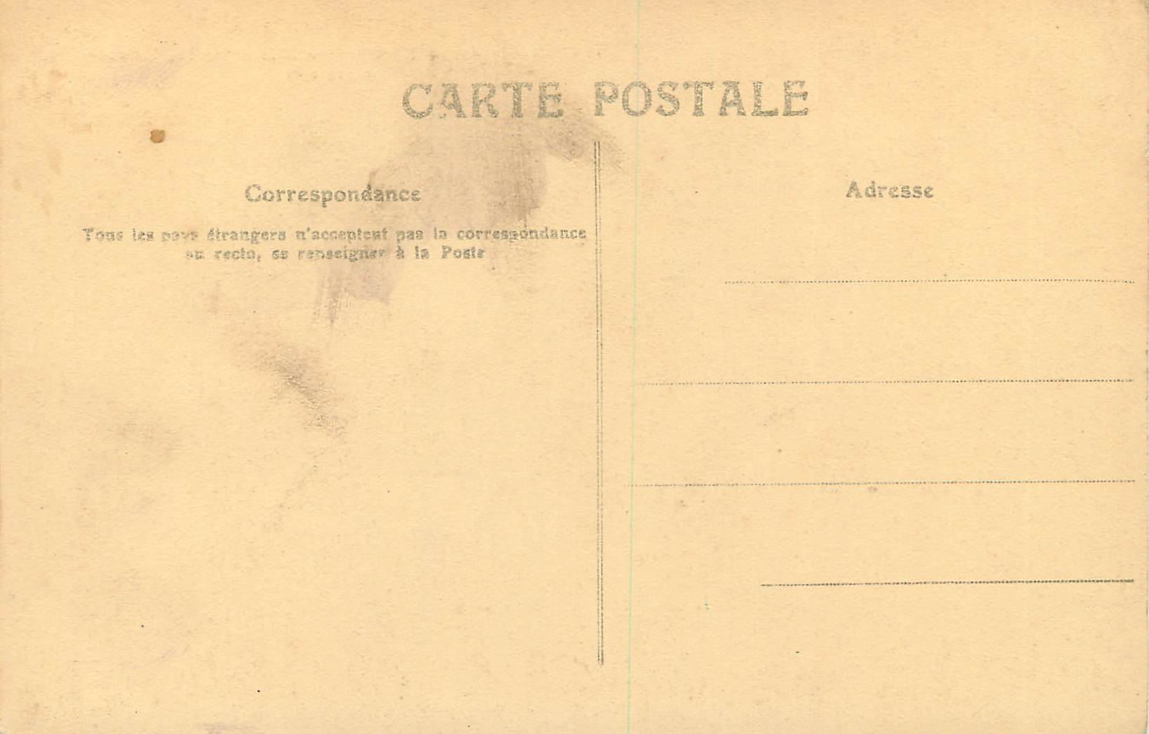 CPA Musee de Caen Salomon devant l'Arche par Blaise Nicolas Lesueur (1716 1782) — Verso