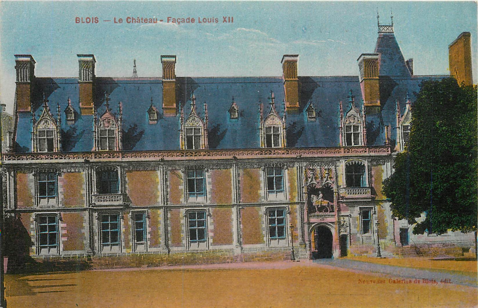 CPA Blois Le Chateau Facade Louis XII