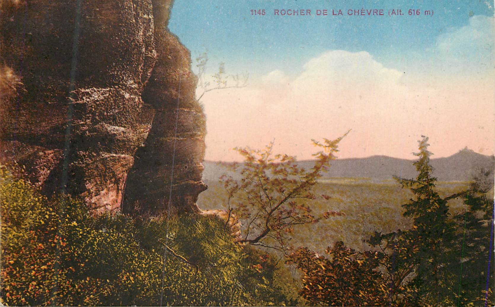 CPA Rocher de la Chevre Alt 616 m