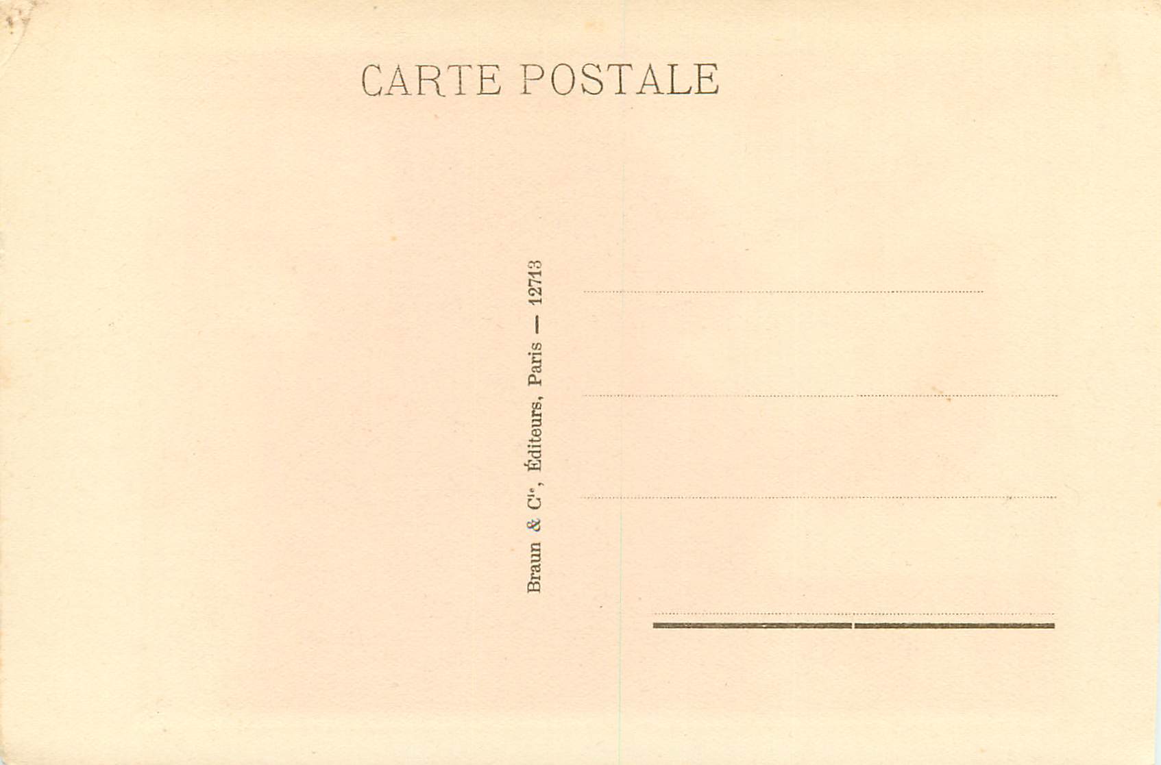 CPA Musee du Louvre H Holbein Portrait de Nicolas Kratzer — Verso