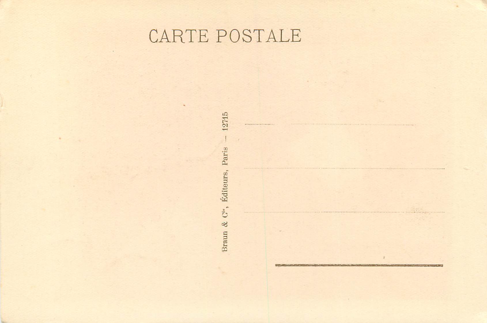 CPA Musee du Louvre H Holbein Portrait D'Erasme — Verso