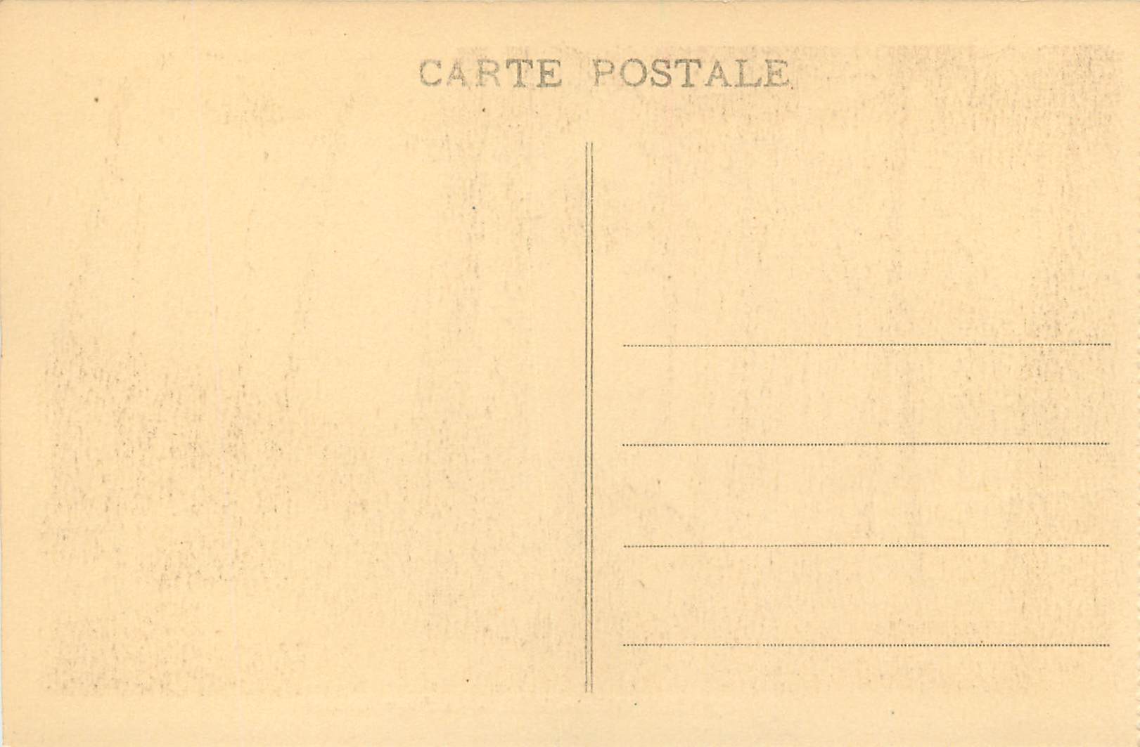 CPA Capbreton sur Mer la Plage Sauvage — Rückseite