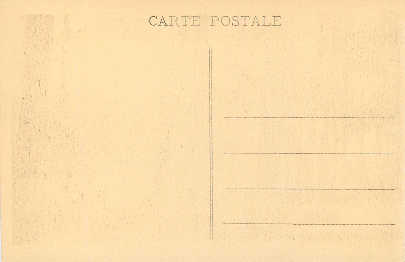 CPA Capbreton sur Mer Entree du Canal — Rückseite