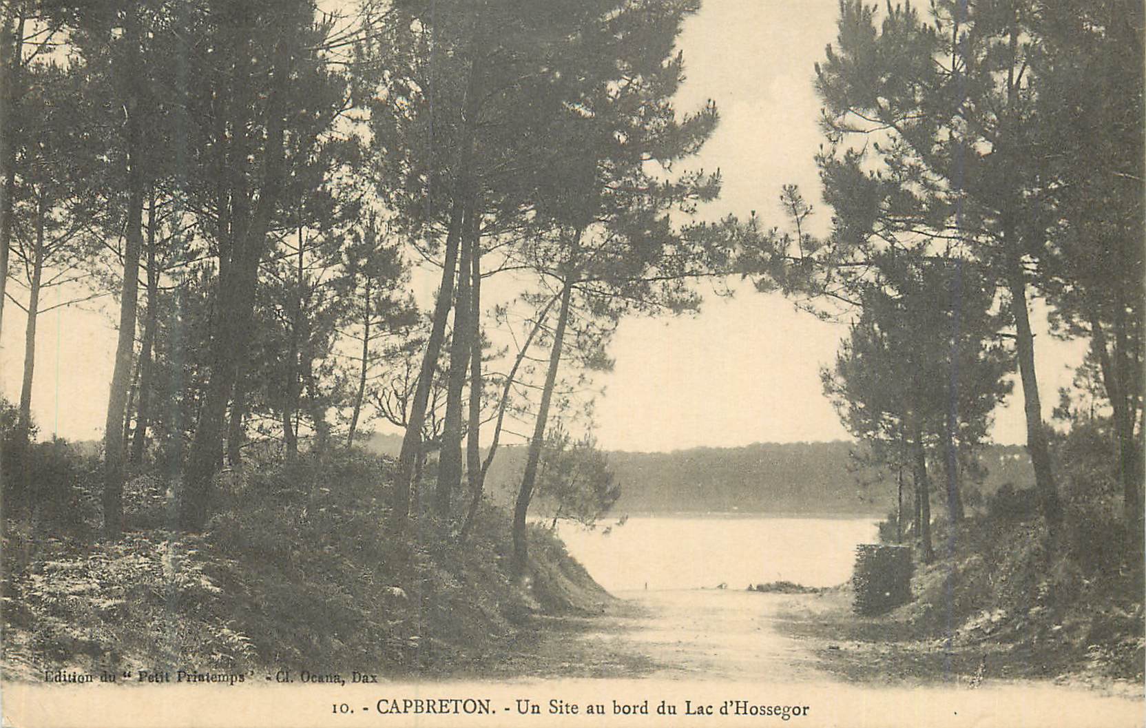 CPA Capbreton un Site au Bord du Lac d'Hossegor