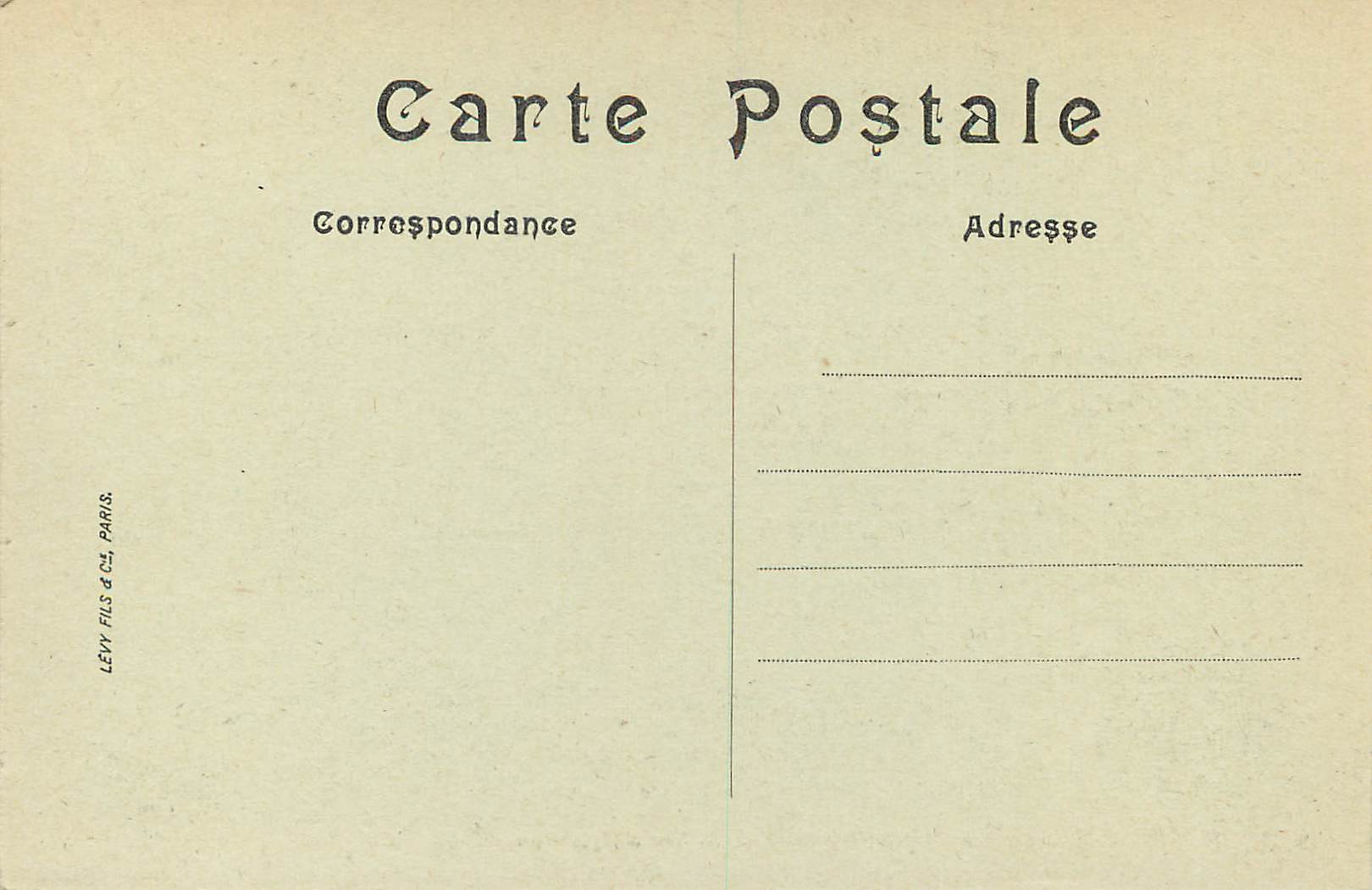 CPA Paris Interieur de l'Eglise Anglicane de la Rue d'Aguessrail LL Orgue — Rückseite
