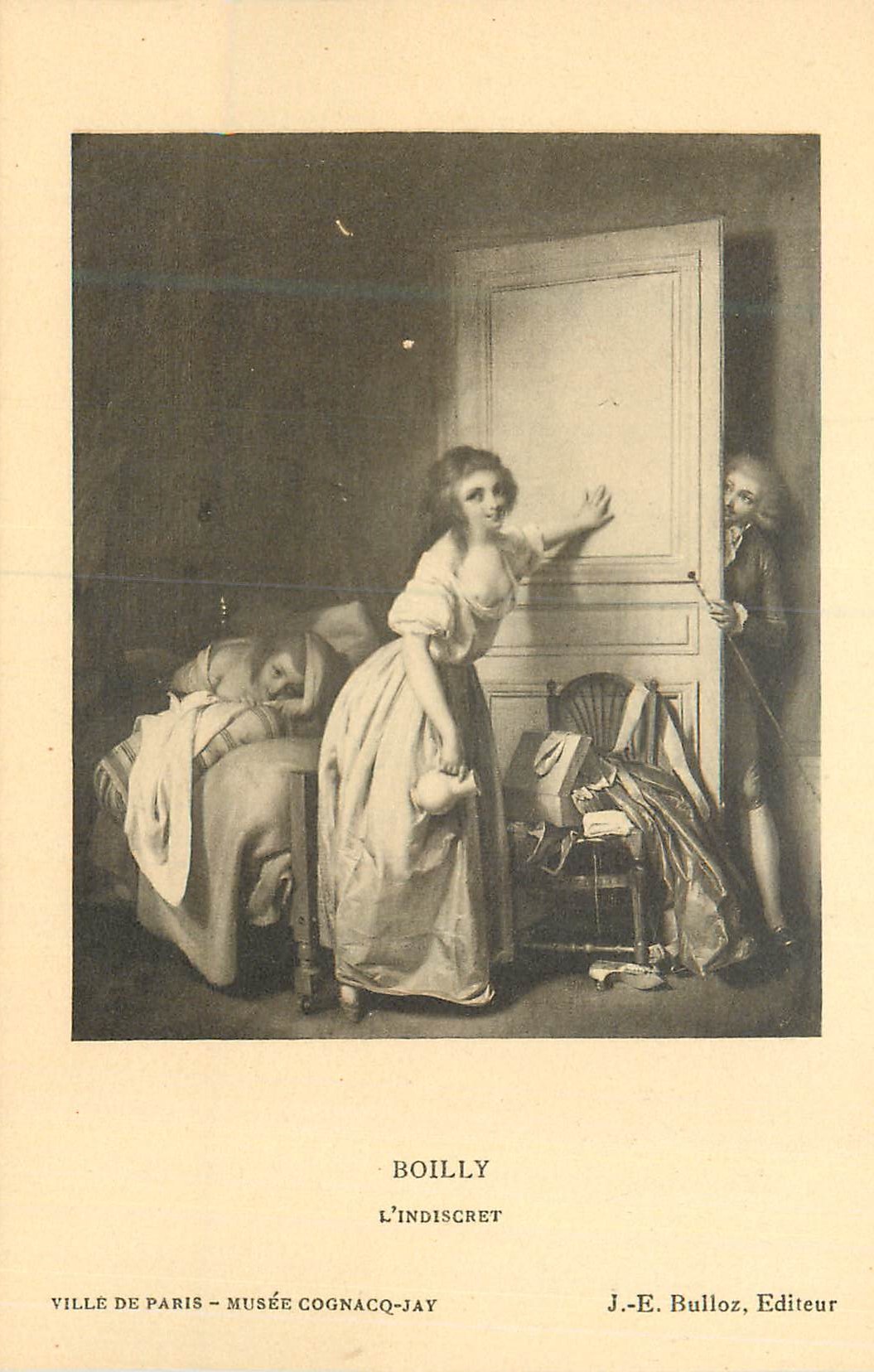 CPA Boilly L'Indiscret Ville de Paris Musee Cognaco Jay
