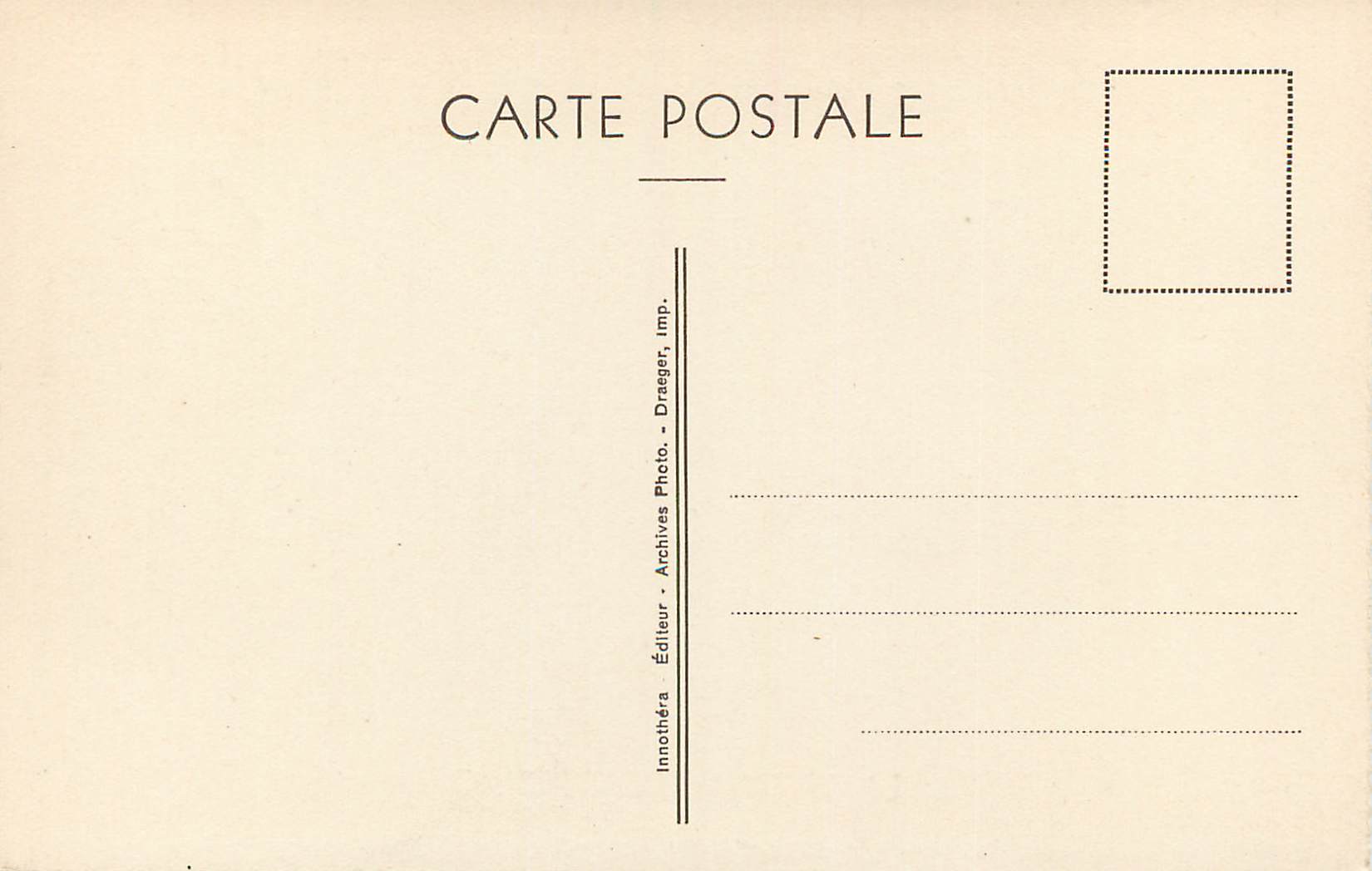 CPA La Bataille de Tolbiac Ary Scheffer — Verso
