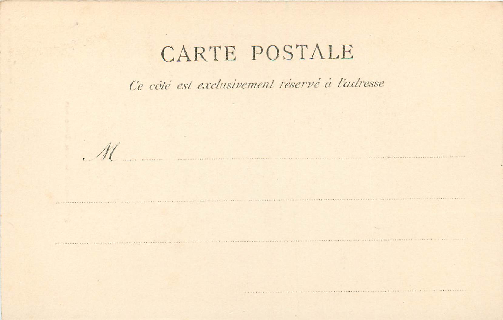 CPA Decamps les Sonneurs — Back