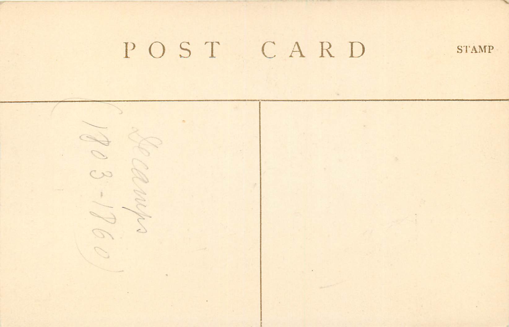 CPA Wallace Collection Decamps — Verso