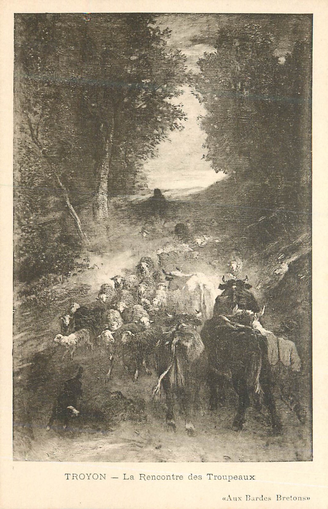 CPA Troyon La Rencontre des Troupeaux