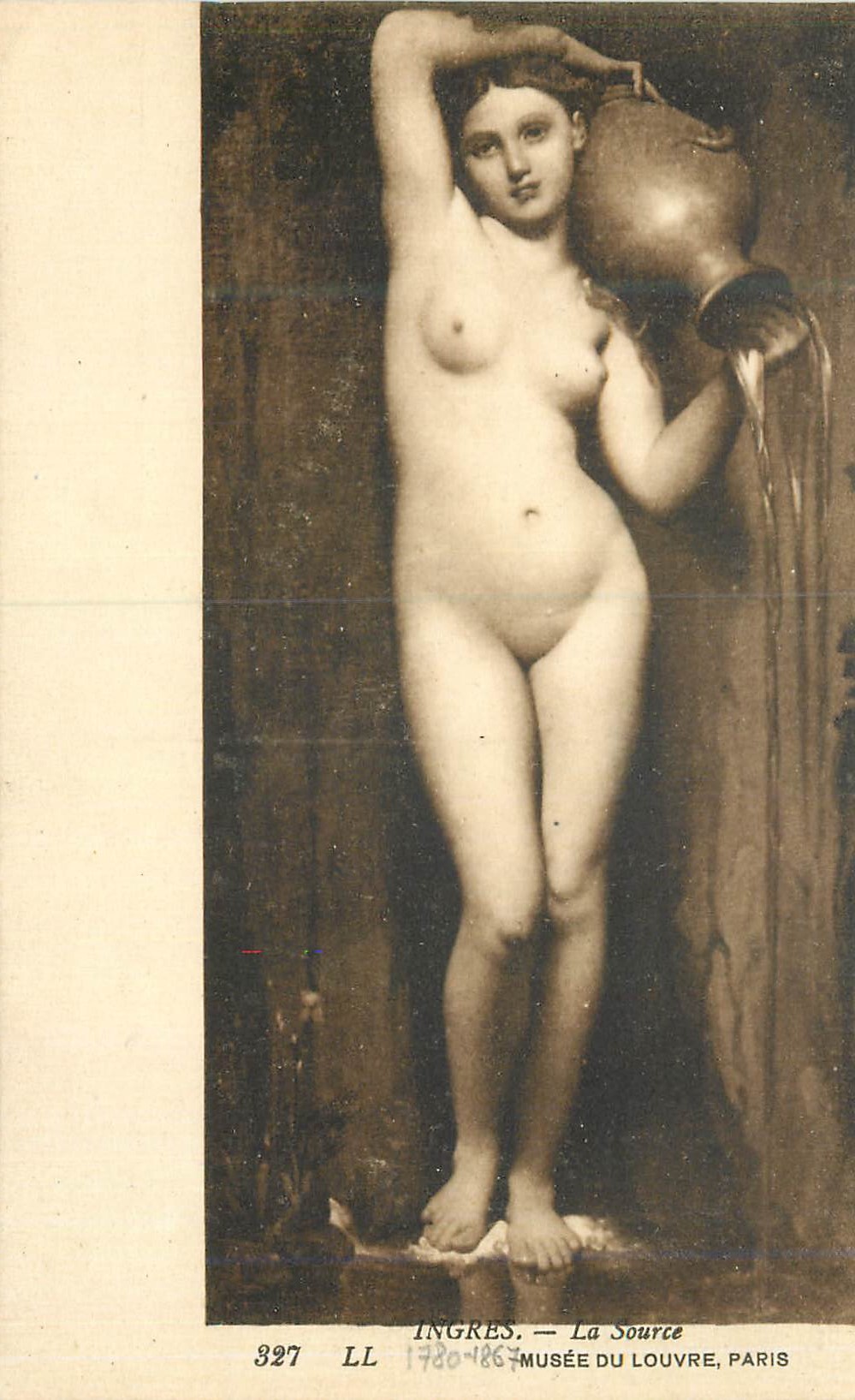 CPA Ingres La Source Musee du Louvre Paris