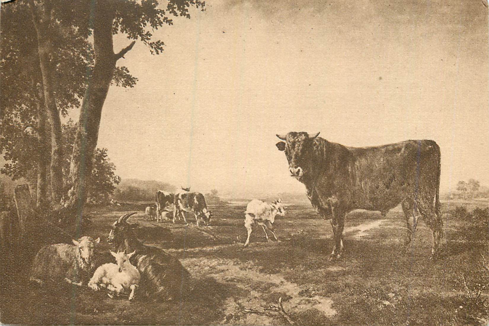 CPA Musee Pescatore Luxembourg Brascassat Jacques Raymond Paysage avec Animaux