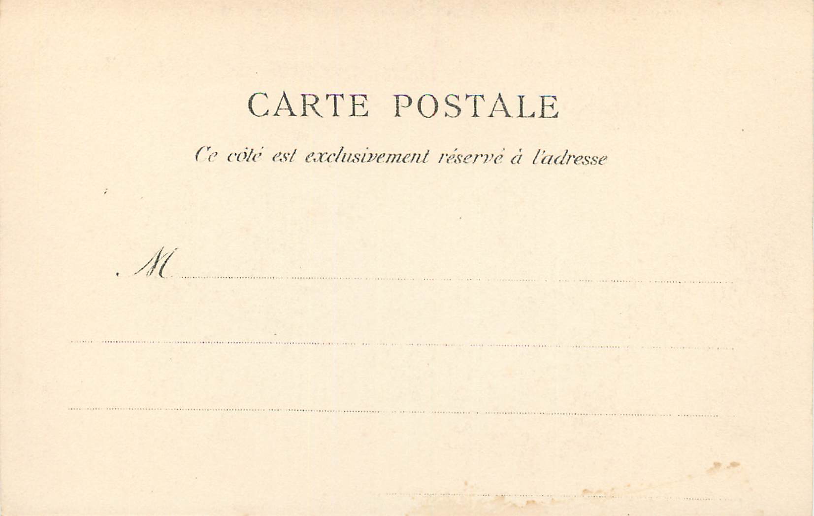 CPA Corot Souvenir d'Italie Castelgandolfo — Verso