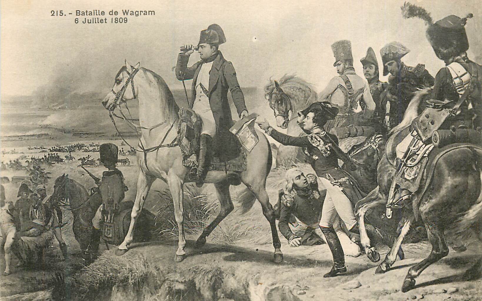 CPA Bataille de Wagram 6 Juillet 1809 Napoleon
