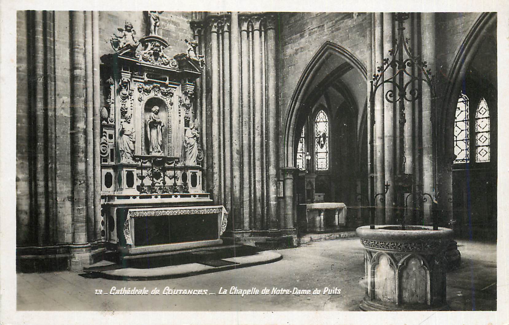 CPM Cathedrale de Countances La Chapelle de Notre Dame de Puits